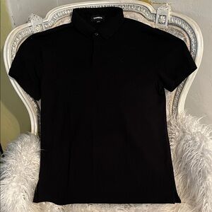 Express Men's Classic Black Polo